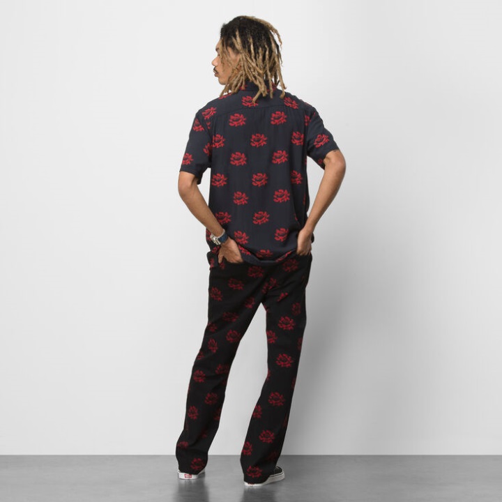 Vans σειρά χαλαρό ελαστικό παντελόνι Lovers Floral