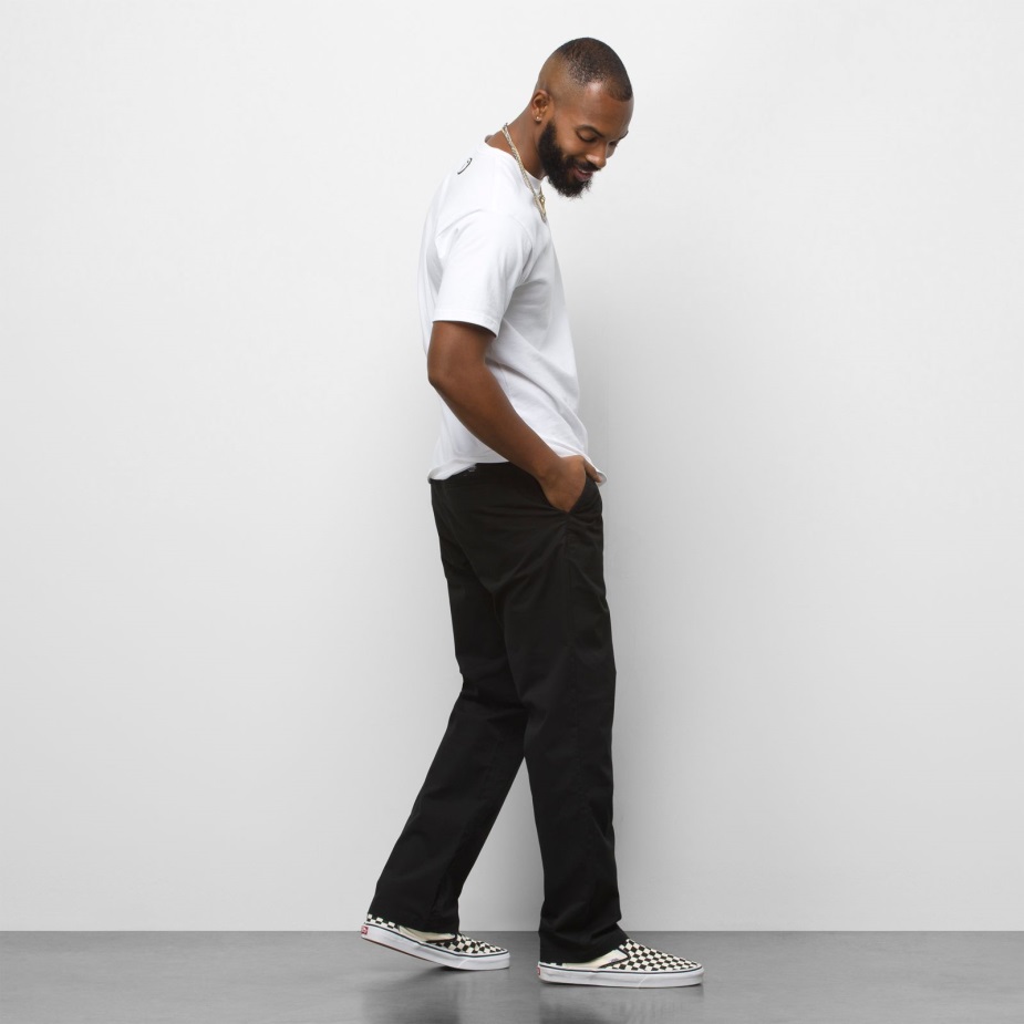 Vans σειρά χαλαρό ελαστικό παντελόνι μαύρο