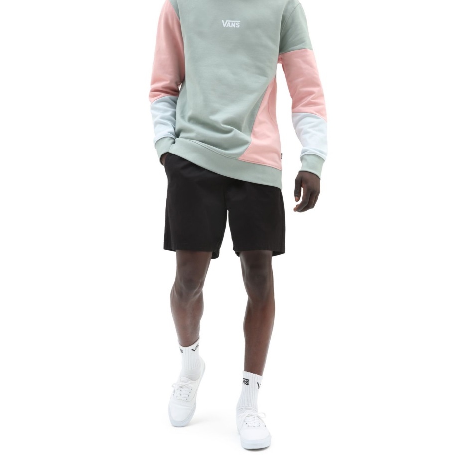 Vans σειρά χαλαρό ελαστικό σορτς μαύρο ανδρικό