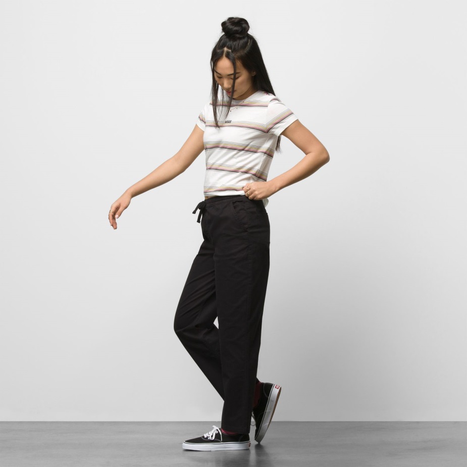 Vans σειρά χαλαρό παντελόνι μαύρο