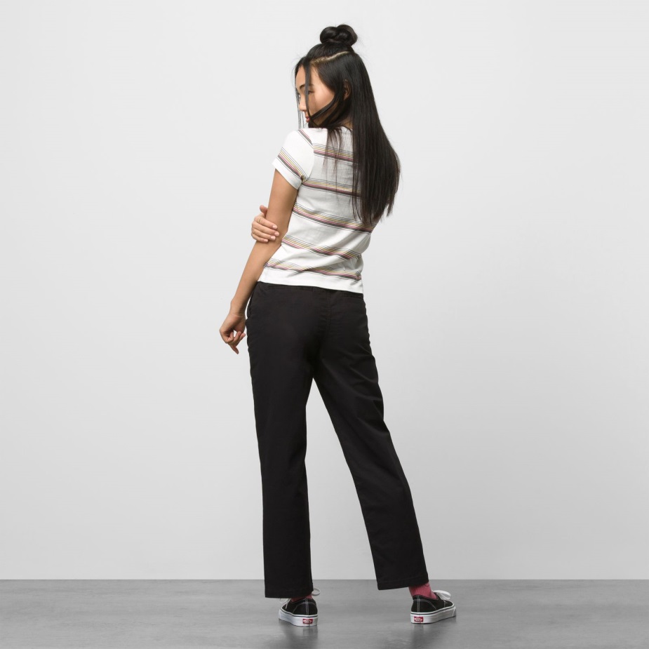 Vans σειρά χαλαρό παντελόνι μαύρο