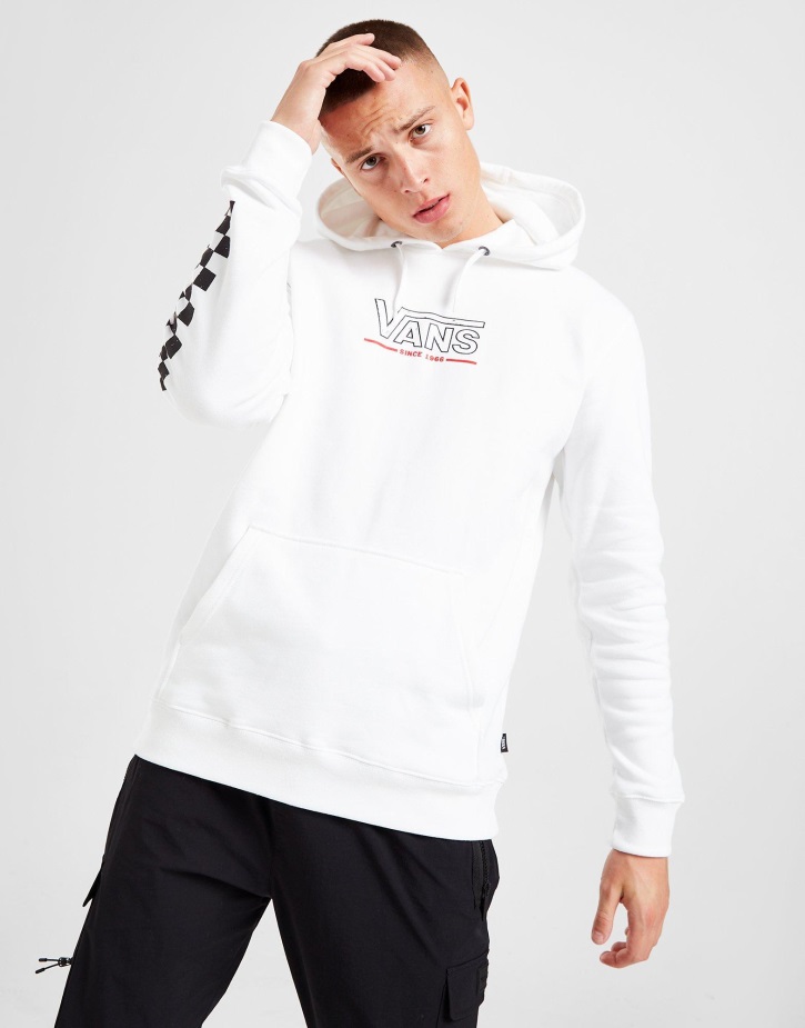 Vans σκίτσο Hoodie λευκό