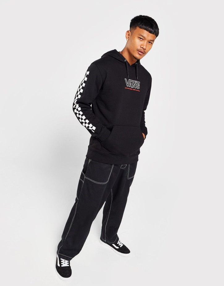 Vans σκίτσο Hoodie μαύρο