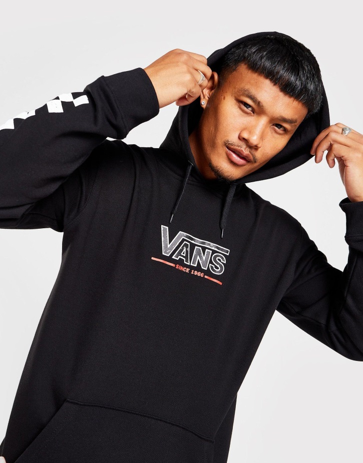 Vans σκίτσο Hoodie μαύρο