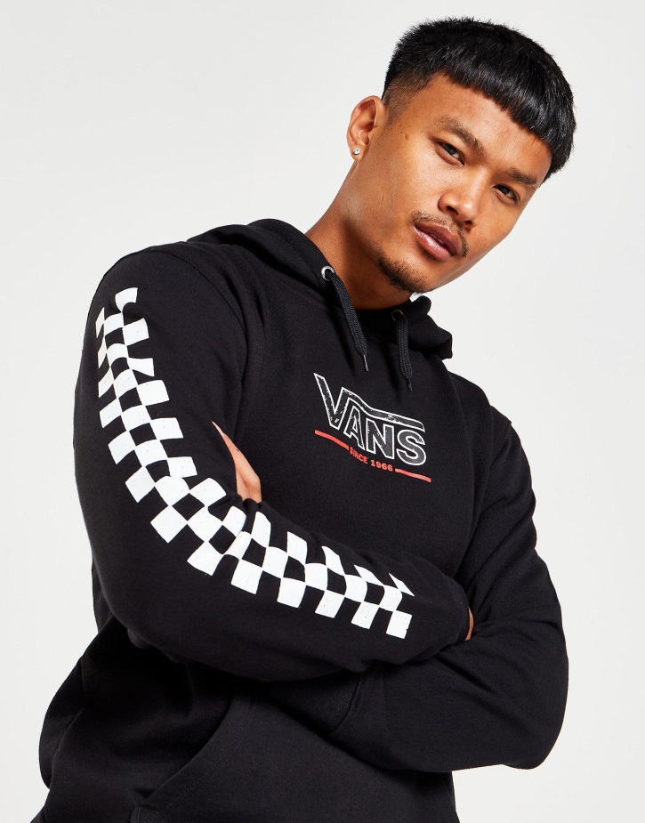 Vans σκίτσο Hoodie μαύρο