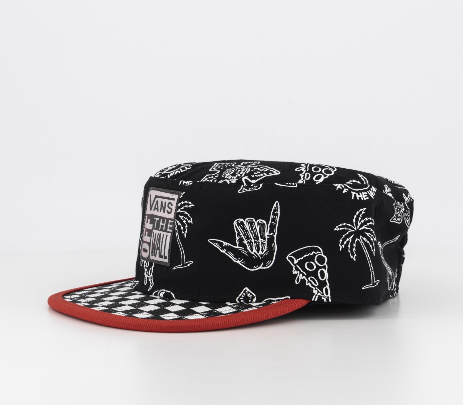 Vans σκίτσο Pillbox καπέλο μαύρο
