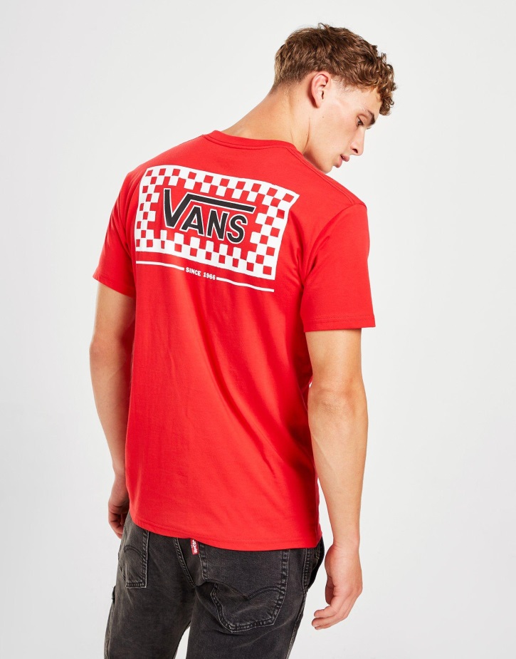 Vans σκίτσο μπλουζάκι κόκκινο