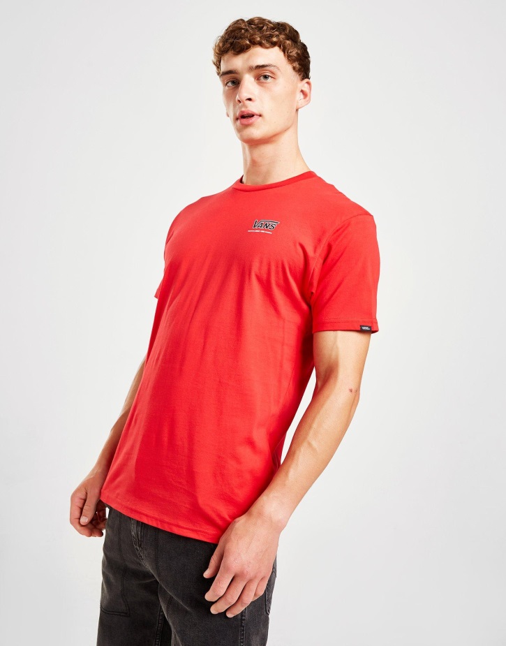 Vans σκίτσο μπλουζάκι κόκκινο