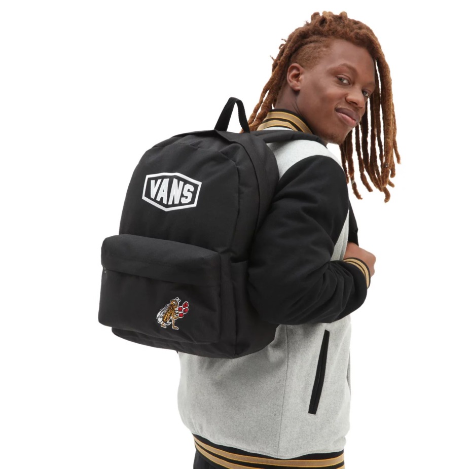 Vans σκακιέρα έρευνα παλιό Skool Iii σακίδιο πλάτης μαύρο