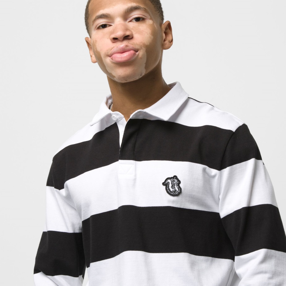 Vans σκακιέρα έρευνα πόλο μπλουζάκι μαύρο