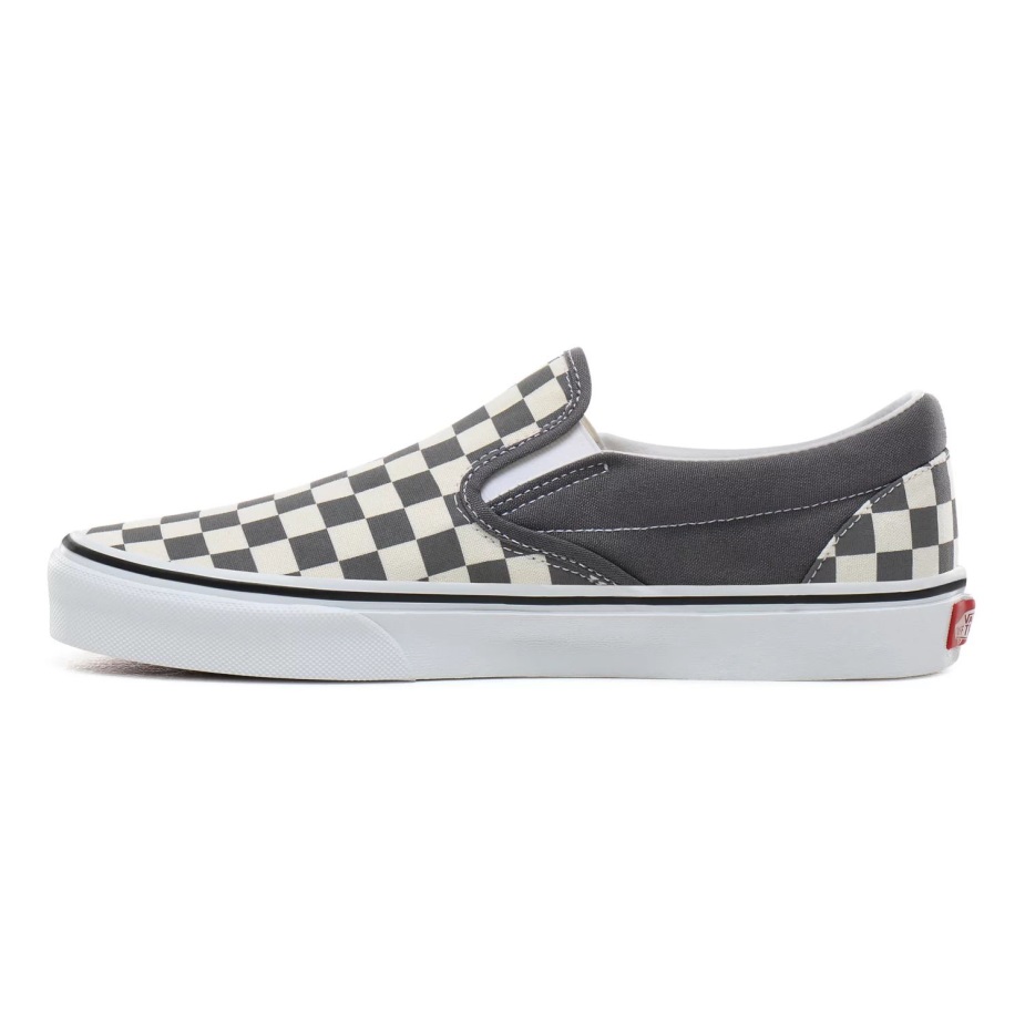 Vans σκακιέρα κλασικά Slip-on παπούτσια γκρι
