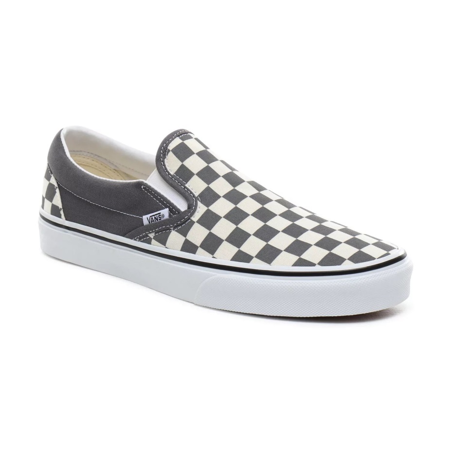 Vans σκακιέρα κλασικά Slip-on παπούτσια γκρι