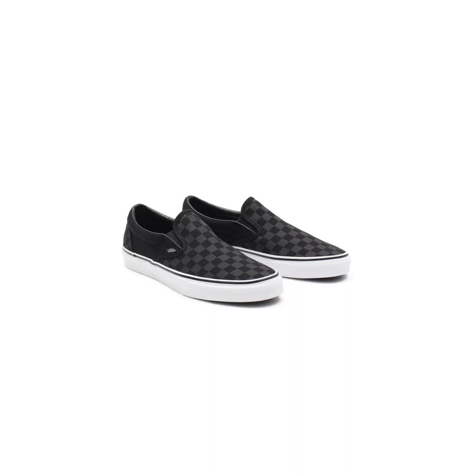 Vans σκακιέρα κλασικά Slip-on παπούτσια μαύρα