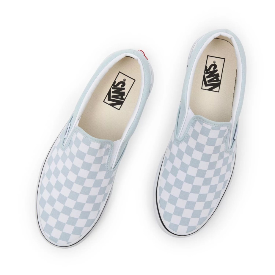 Vans σκακιέρα κλασικά Slip-on παπούτσια μπλε
