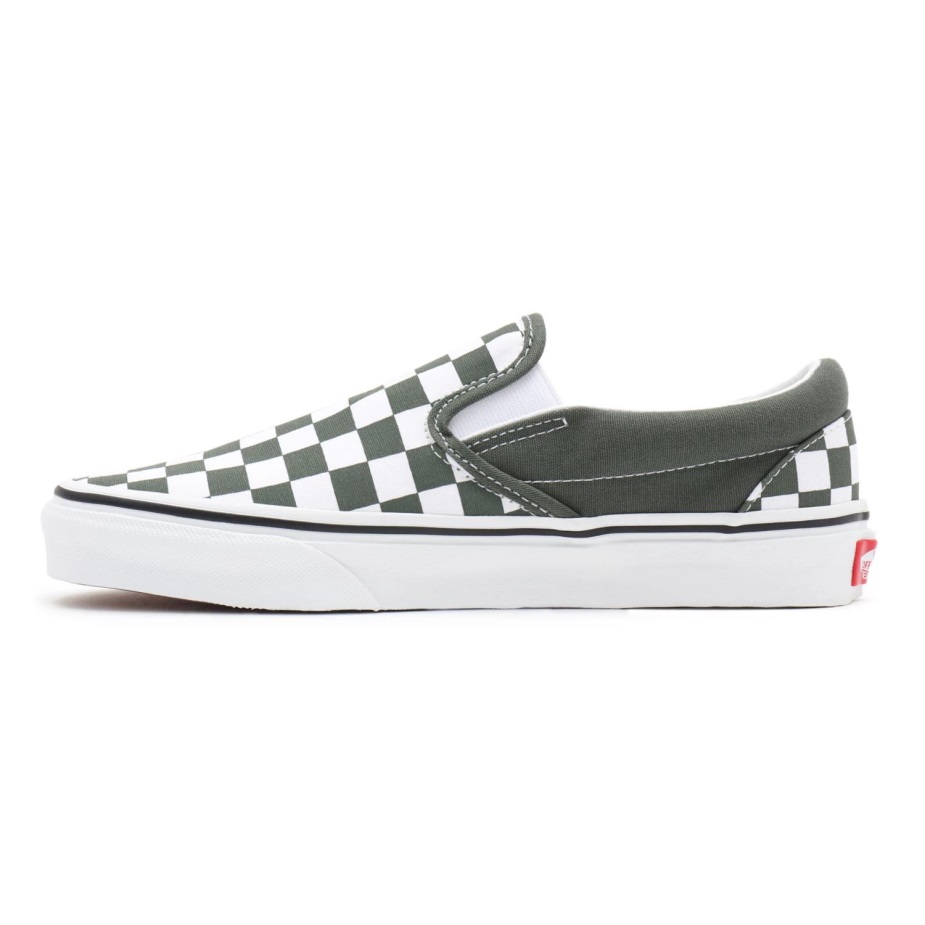 Vans σκακιέρα κλασικά Slip-on παπούτσια πράσινα