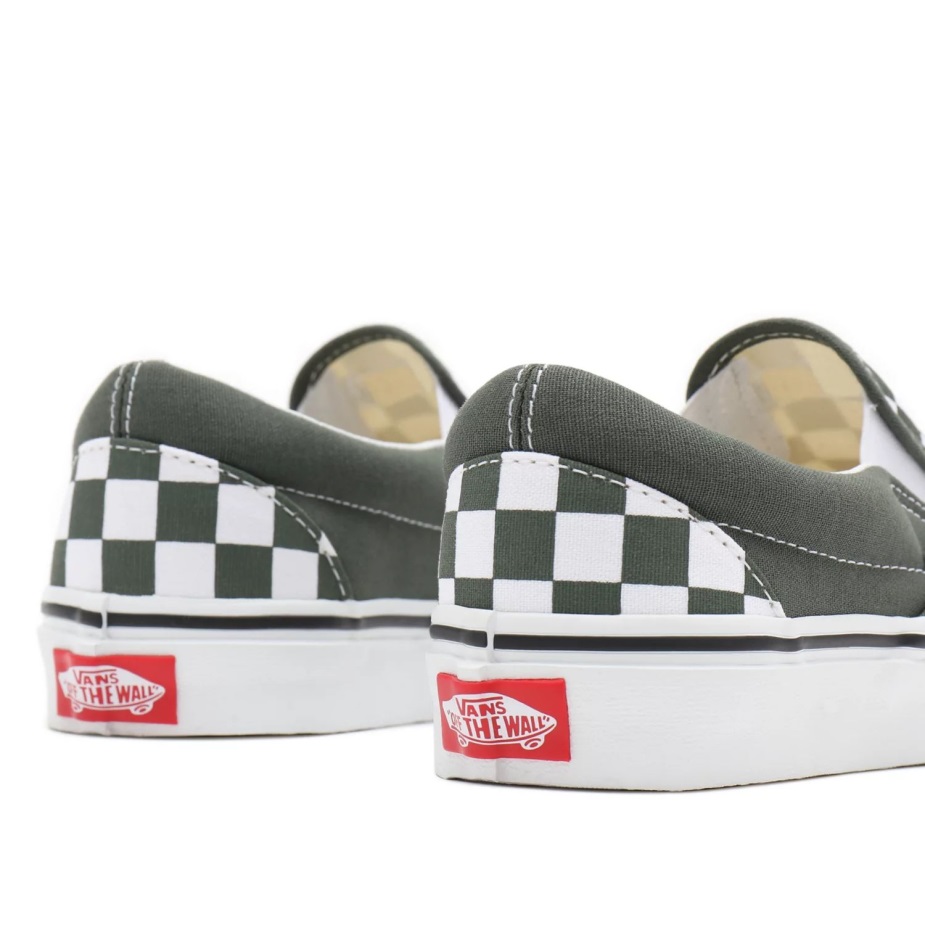 Vans σκακιέρα κλασικά Slip-on παπούτσια πράσινα