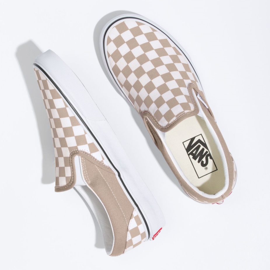 Vans σκακιέρα κλασικό Slip-on αιθέρα-true λευκό