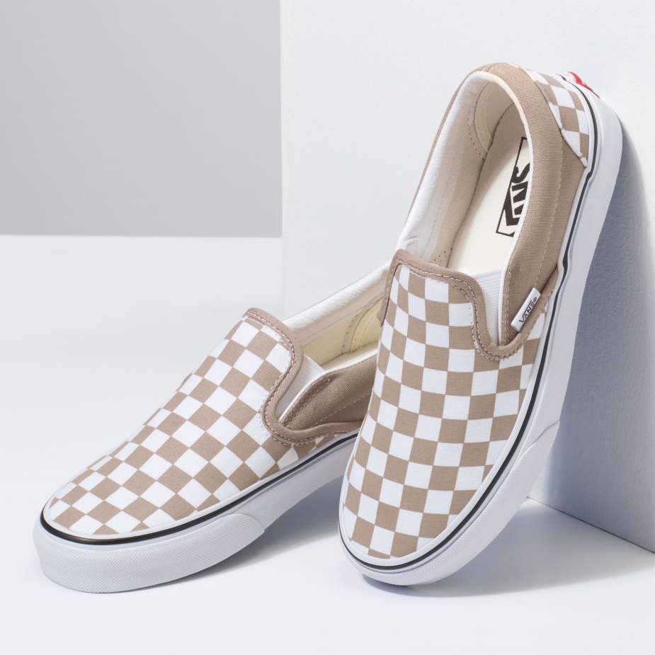 Vans σκακιέρα κλασικό Slip-on αιθέρα-true λευκό