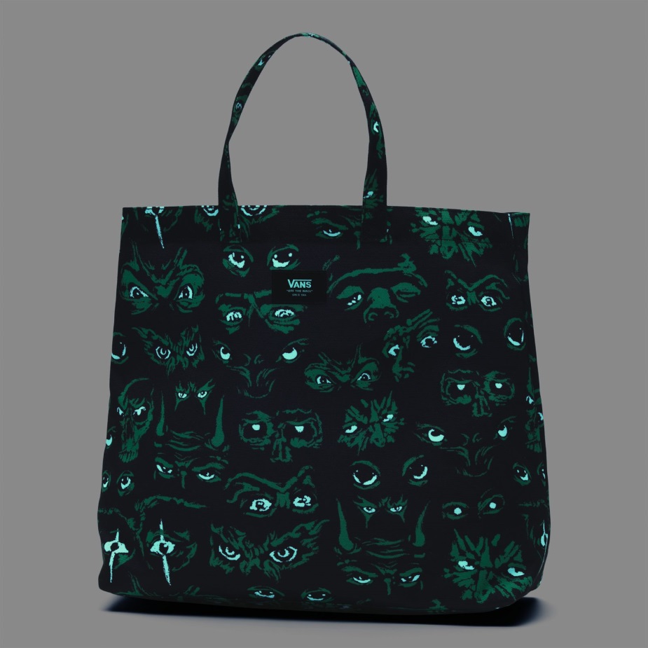 Vans σκούρα μάτια Tote Bag μαύρο