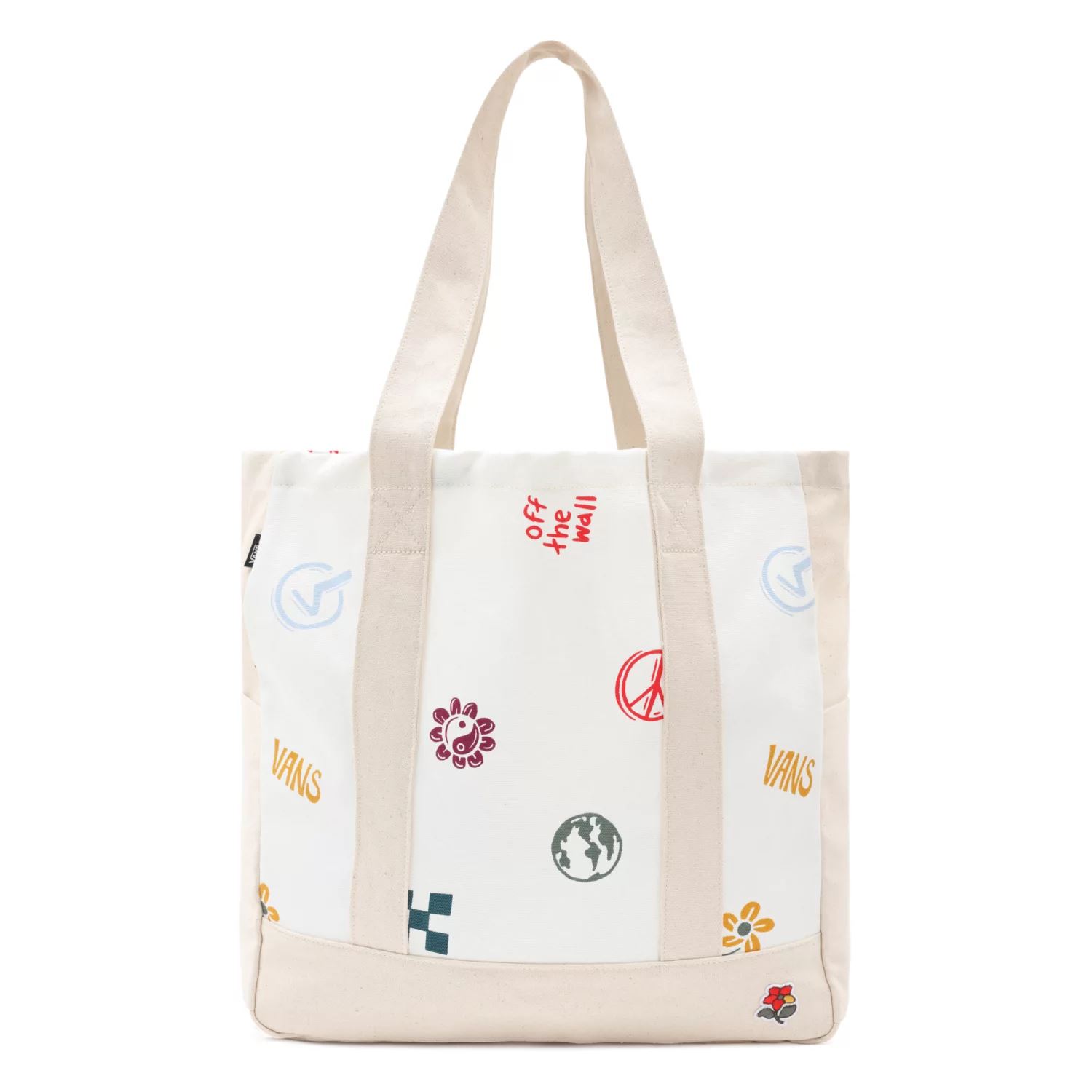 Vans στα χέρια μας Tote Bag λευκό