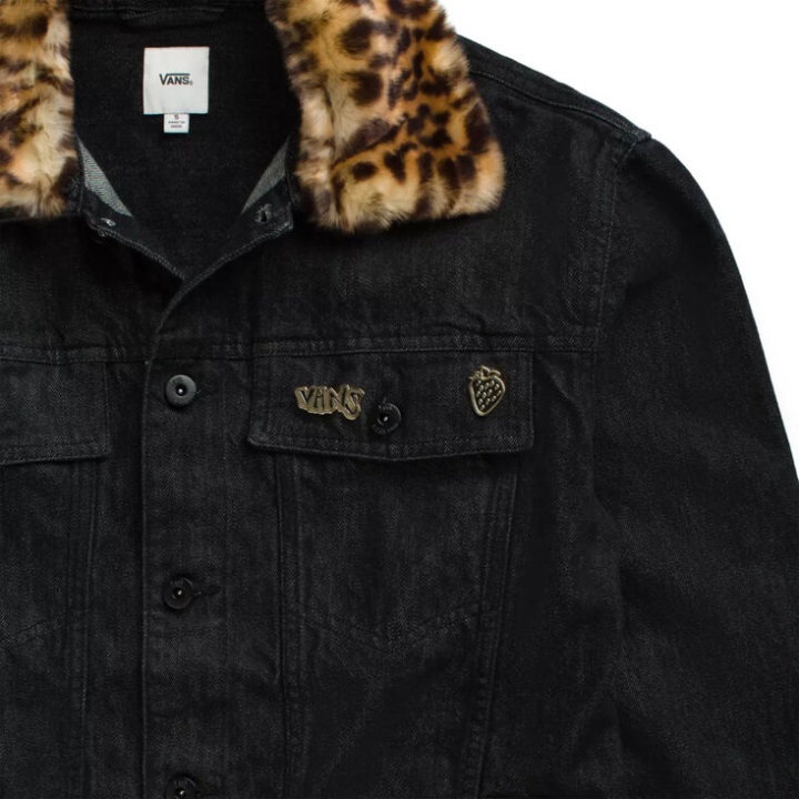 Vans τζιν τζιν μπουφάν σε μαύρο χρώμα