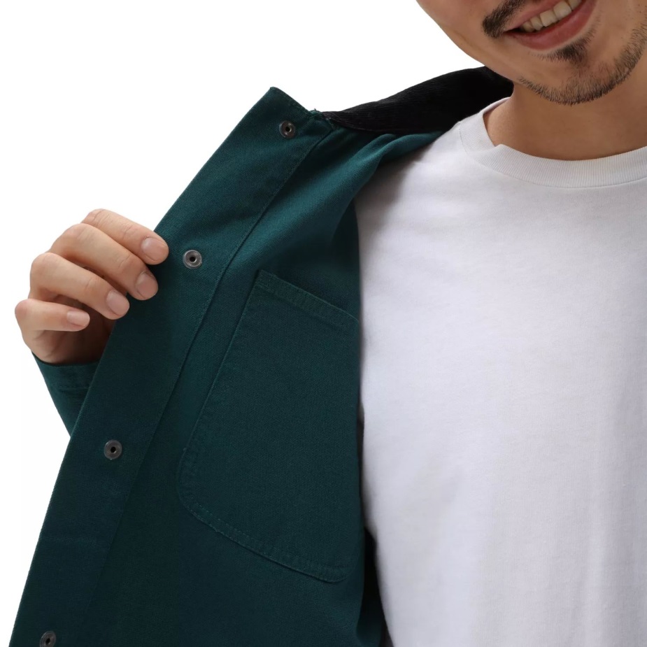 Vans τρυπάνι αγγαρεία παλτό μπουφάν μπλε