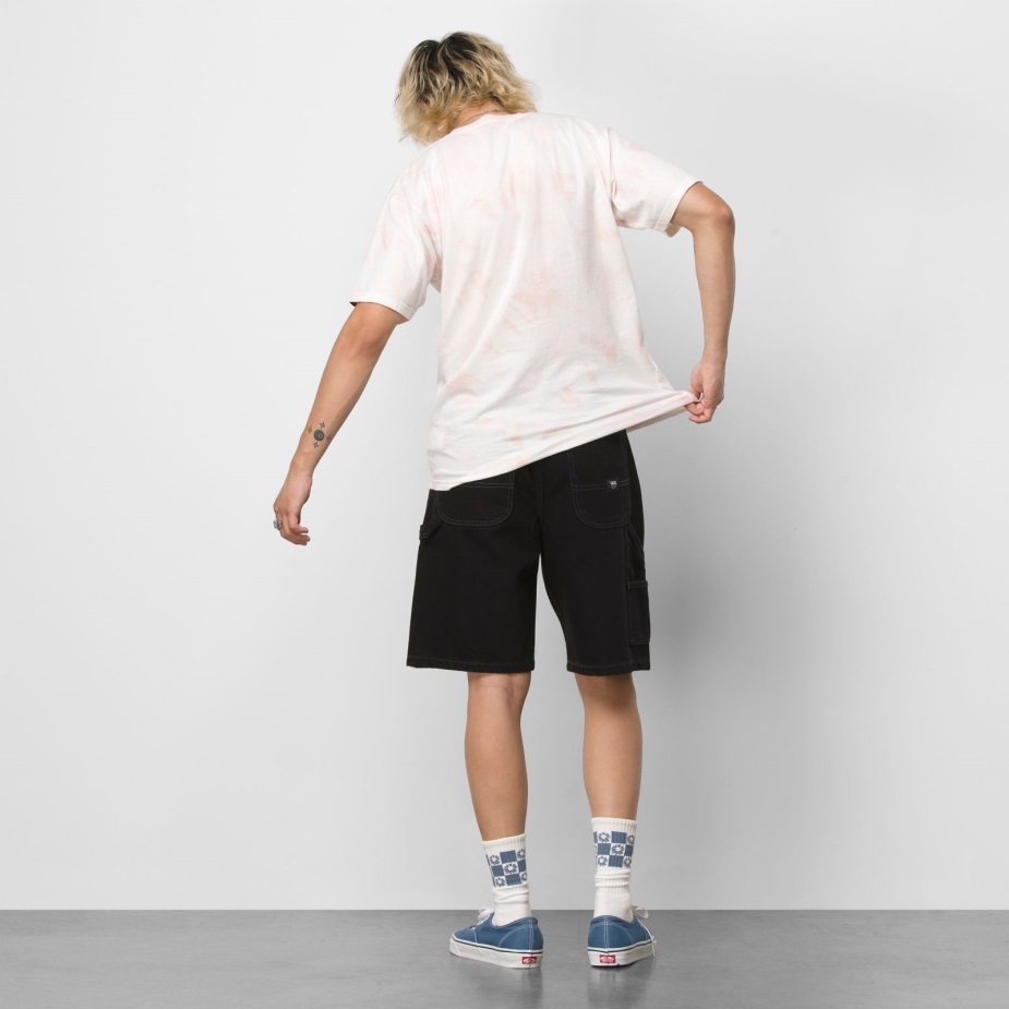 Vans τρυπάνι αγγαρεία χαλαρό τζιν 22\ κοντό μαύρο