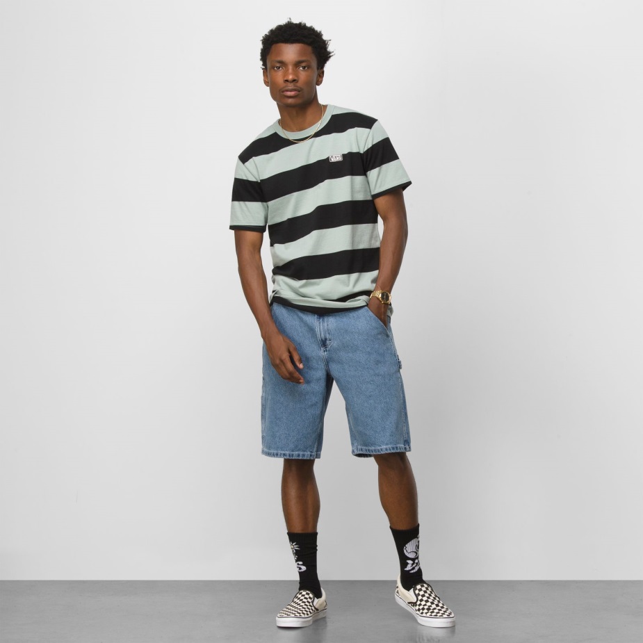 Vans τρυπάνι αγγαρεία χαλαρό τζιν 22\ κοντό πλύσιμο πέτρας