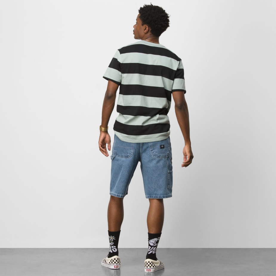 Vans τρυπάνι αγγαρεία χαλαρό τζιν 22\ κοντό πλύσιμο πέτρας