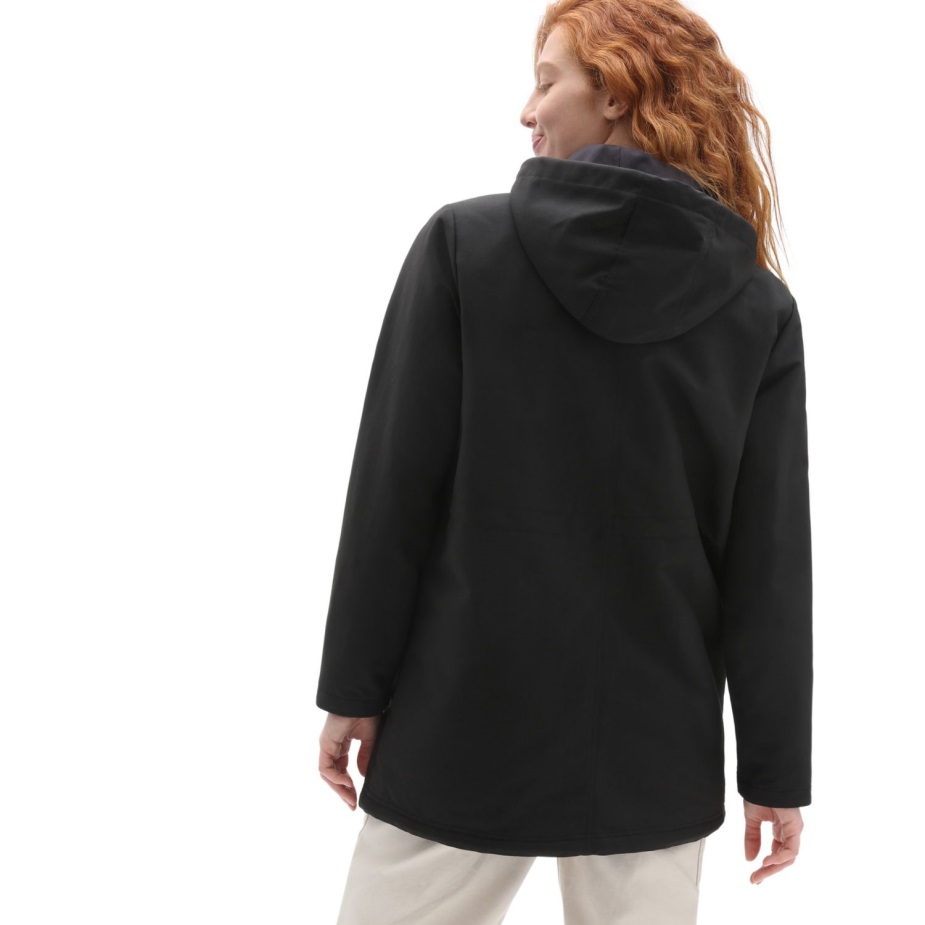 Vans τρυπάνι μακρύ παλτό αγγαρείας Mte μαύρο