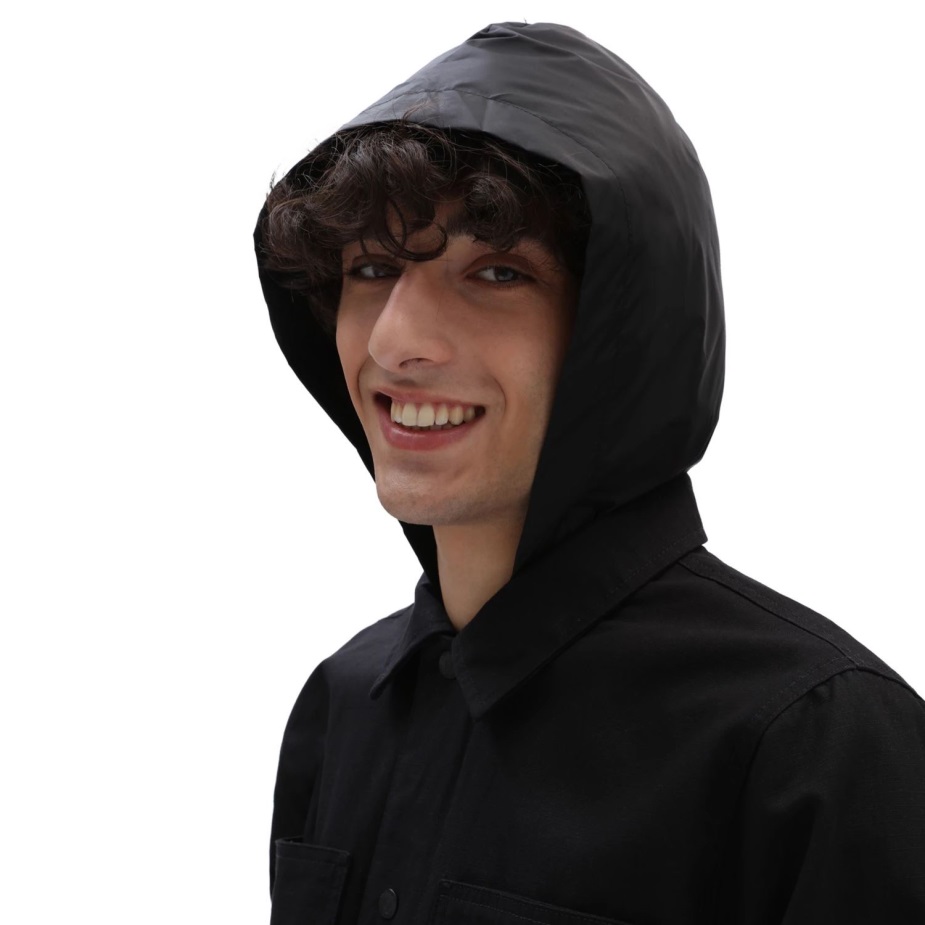 Vans τρυπάνι παλτό αγγαρείας με μαύρη επένδυση