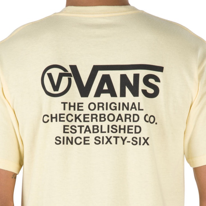 Vans τύπου Distortion T-shirt διπλή κρέμα
