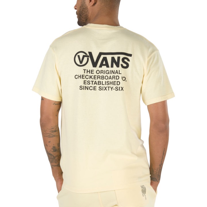 Vans τύπου Distortion T-shirt διπλή κρέμα