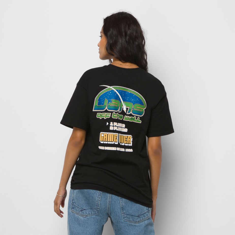 Vans ψηφιακά δωρεάν μπλουζάκι μαύρο