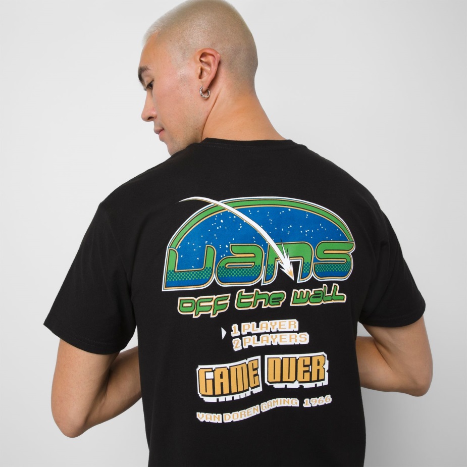 Vans ψηφιακά δωρεάν μπλουζάκι μαύρο