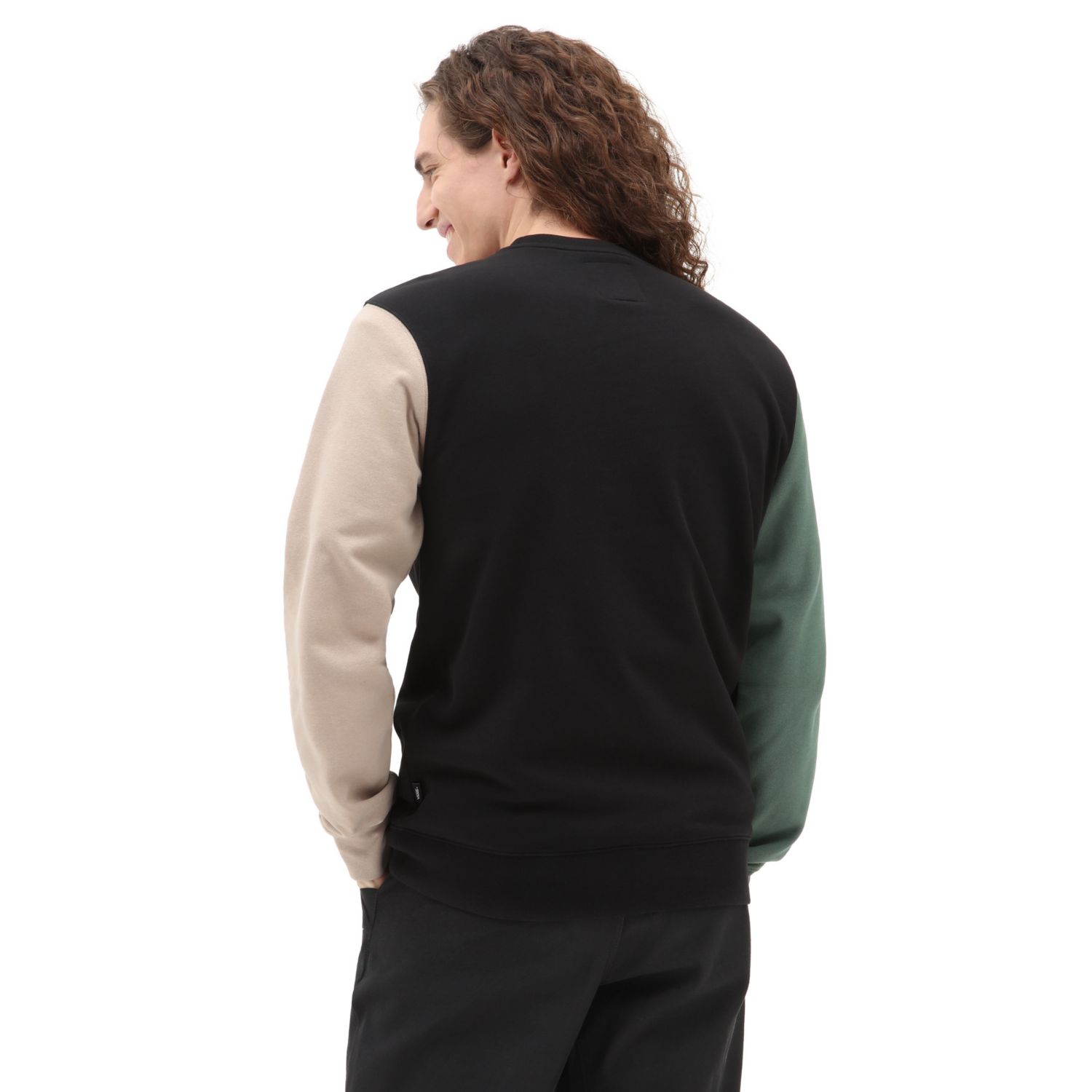 Vanstastic απέναντι μακρυμάνικο μπλουζάκι μαύρο-πράσινο