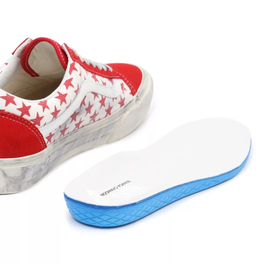 Vault By Vans X Bianca Chandôn παλιά Skool παπούτσια κόκκινο-λευκό