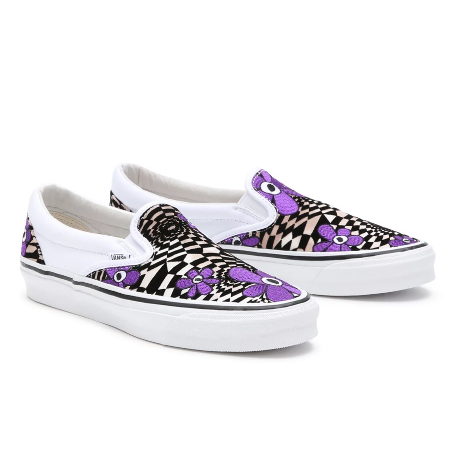 Vault By Vans X Perks και Mini Og Classic Slip-on Lx παπούτσια λευκό-καφέ