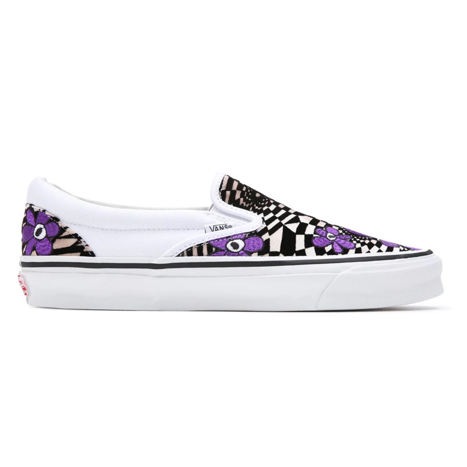 Vault By Vans X Perks και Mini Og Classic Slip-on Lx παπούτσια λευκό-καφέ