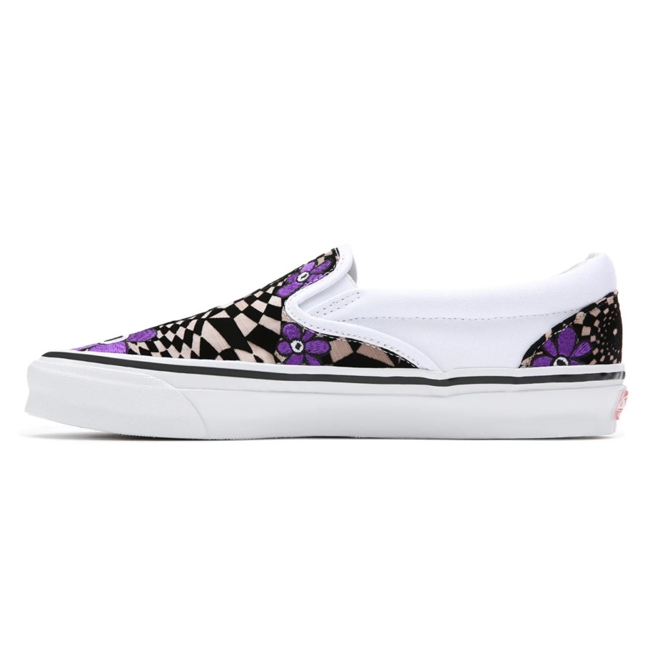Vault By Vans X Perks και Mini Og Classic Slip-on Lx παπούτσια λευκό-καφέ