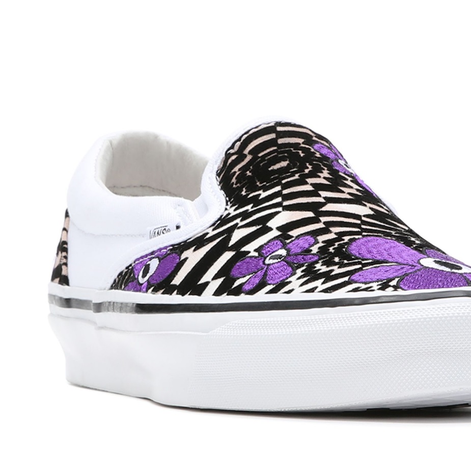 Vault By Vans X Perks και Mini Og Classic Slip-on Lx παπούτσια λευκό-καφέ