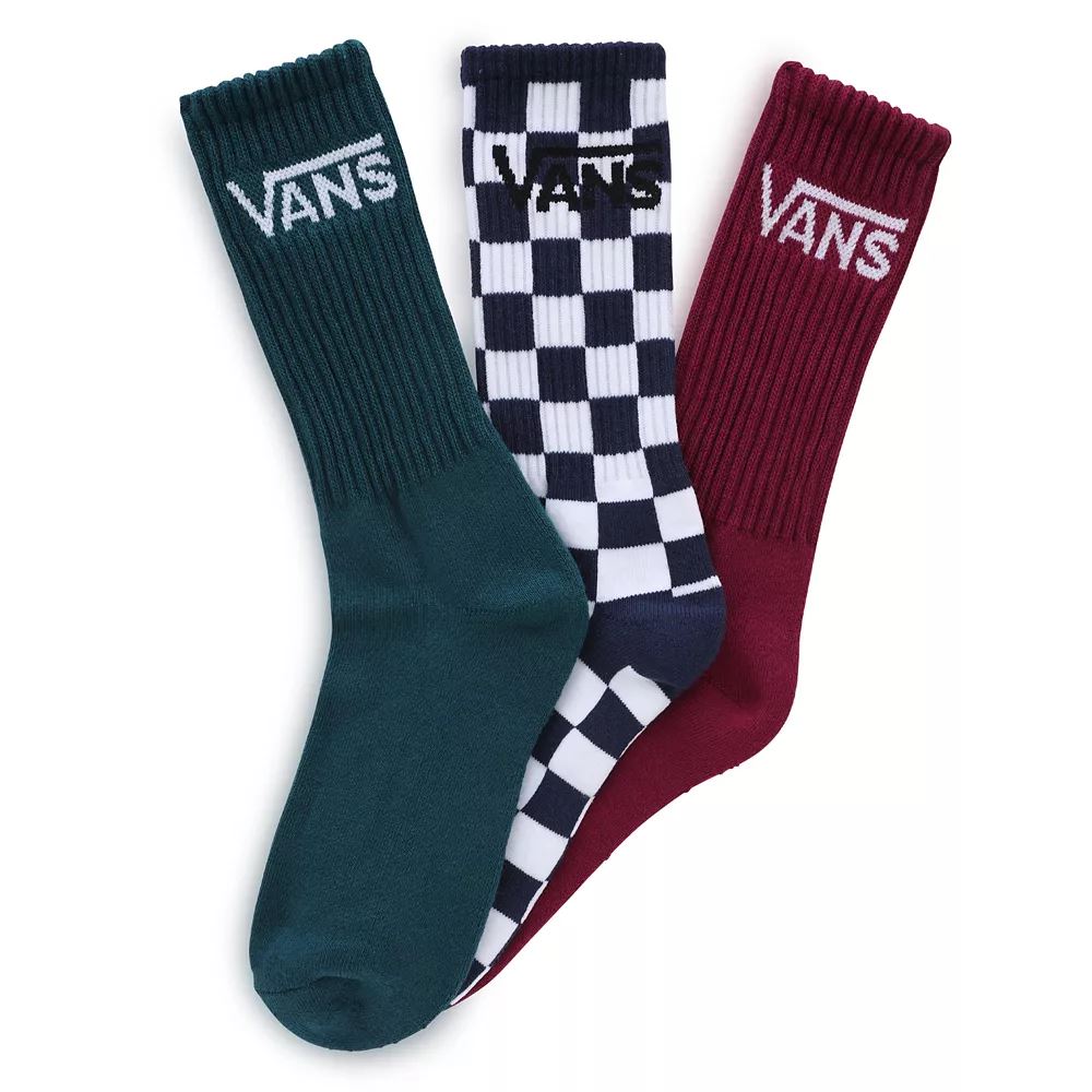 Vans κλασικές κάλτσες πληρώματος (3 ζευγάρια) μπλε
