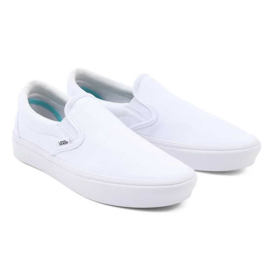 Vans Comfycush Slip-on παπούτσια λευκά