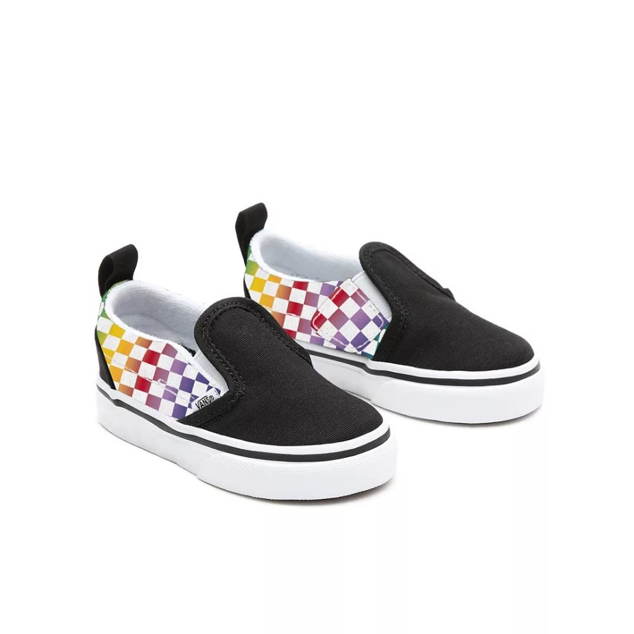 φορτηγά τελωνείο ουράνιο τόξο σκακιέρα Slip-on παπούτσια νήπιο (1-4 ετών)