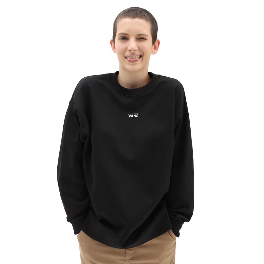 βαν που πετούν V πουλόβερ μαύρο