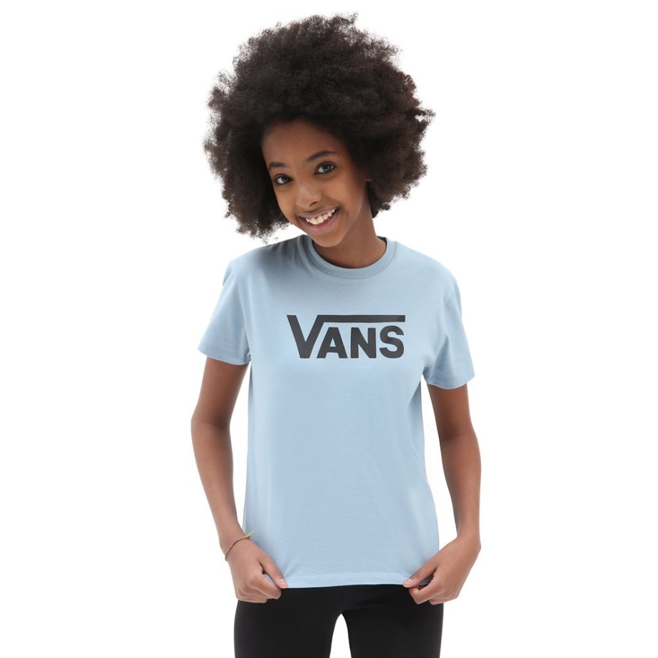 Vans Girls Flying V Crew T-shirt (8-14 ετών) μπλε