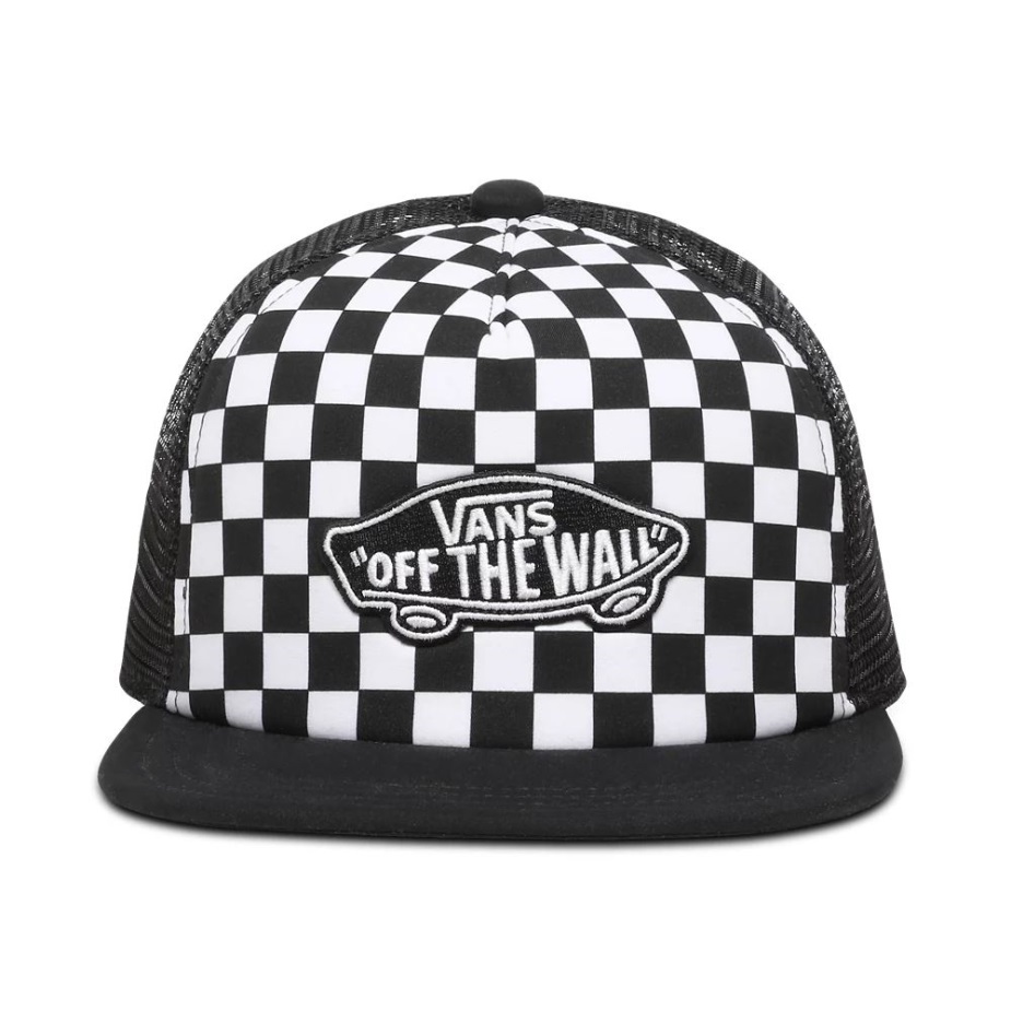 Vans Kids Classic Patch Trucker συν καπέλο (8-14 ετών) μαύρο-άσπρο