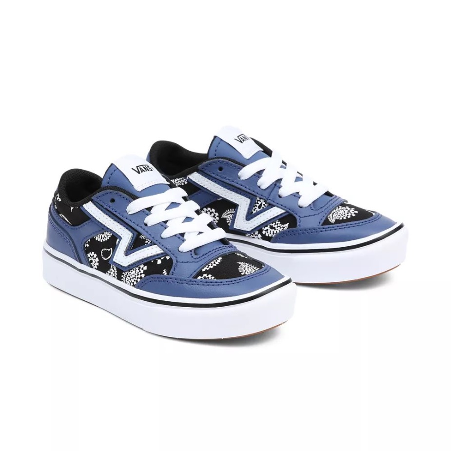 Vans παιδικά Lowland Comfycush παπούτσια (4-8 ετών) μπλε