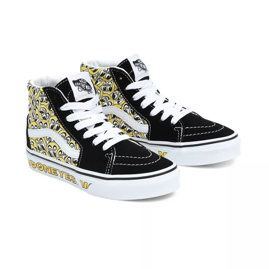 Vans παιδικά παπούτσια Sk8-hi (4-8 ετών) μαύρα