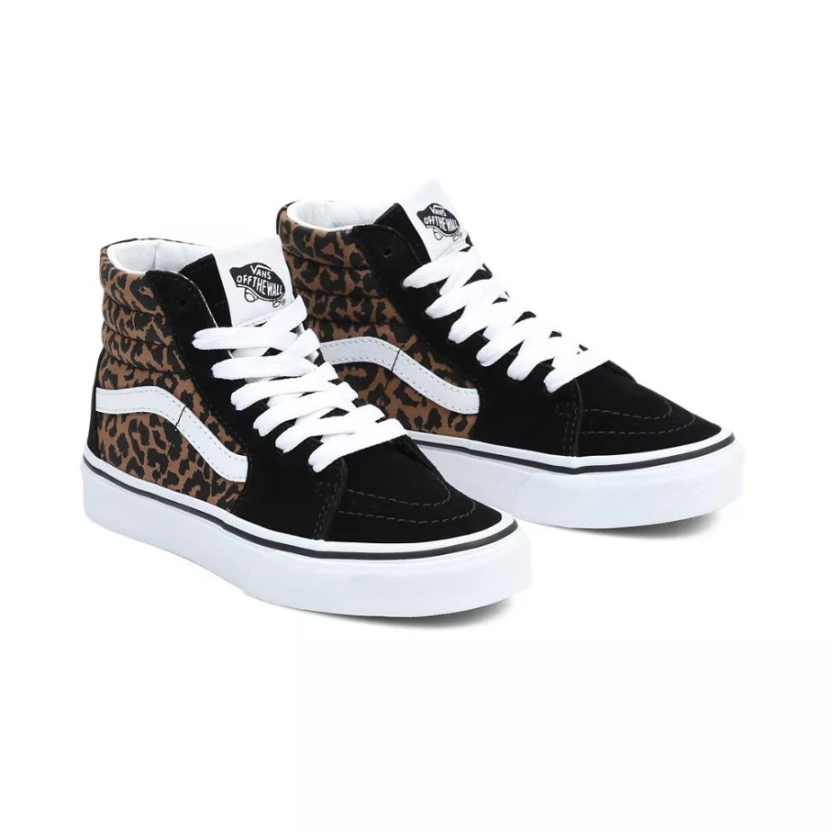 Vans παιδικά παπούτσια Sk8-hi (4-8 ετών) καφέ